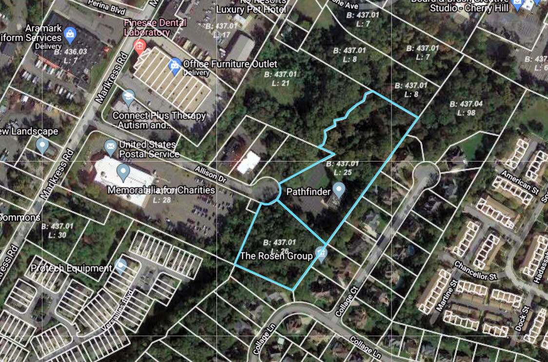 LOT MAP FOR HOURSE OF WORSHIP CHERRY HILL